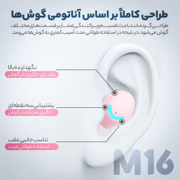 بهترین قیمت در کی سان بای هدفون بی سیم مدل M͏1͏6͏-B͏T͏5͏.3͏ هدفون، هدست و هندزفری