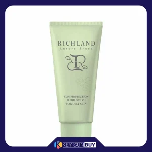 مراقبت پوست فلوئید ضد آفتاب بی رنگ ریچلند SPF 50 مدل 01 مناسب پوست‌های چرب حجم 40 میلی‌لیتر