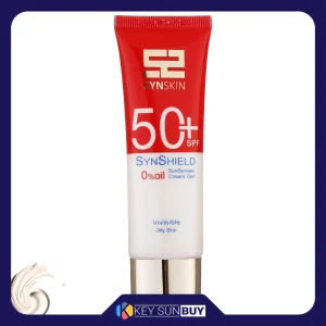 مراقبت پوست ژل ضد آفتاب بدون رنگ ساین اسکین SPF 50 مدل Syn Shield ‌مناسب پوست‌های چرب حجم 50 میلی‌لیتر