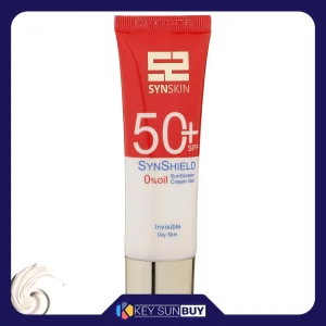 مراقبت پوست ژل ضد آفتاب بدون رنگ ساین اسکین مدل SPF50 محافظ UVA ،UVB، ضد چروک، ضد پیری، ضد آب، مناسب پوست چرب حجم 50 میلی‌لیتر