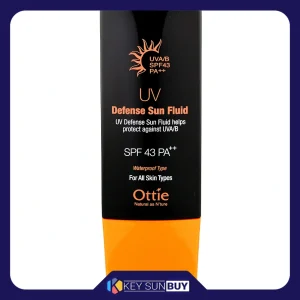 مراقبت پوست ژل ضد آفتاب رنگی اوتی SPF 43 مدل Defense Sun Fluid ‌مناسب انواع پوست‌ حجم 50 میلی‌لیتر