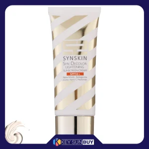 مراقبت پوست ژل کرم ضد آفتاب بدون رنگ ساین اسکین SPF50 مدل Decolor محافظ UVA ،UVB، روشن‌کننده، مناسب انواع پوست حجم 45 میلی‌لیتر