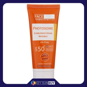 مراقبت پوست کرم ضد آفتاب بدون رنگ فیس دوکس SPF50 مدل Oil free محافظ UVA ،UVB، ضد آب، مناسب انواع پوست حجم 40 میلی‌لیتر