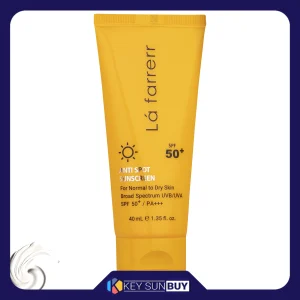 مراقبت پوست کرم ضد آفتاب بدون رنگ لافارر مدل SPF50 محافظ PA+++ ،UVA ،UVB، ضد لک مناسب پوست‌های خشک و معمولی حجم 40 میلی‌لیتر
