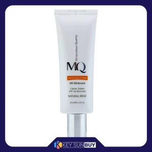 مراقبت پوست کرم ضد آفتاب رنگی ام کیو SPF50 مدل NATURAL BEIGE-Normal محافظ UVB، ضد حساسیت، مناسب انواع پوست حجم 55 میلی‌لیتر