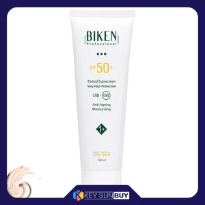 مراقبت پوست کرم ضد آفتاب رنگی بیکن +SPF50 شماره +1 محافظ UVA ،UVB، مناسب پوست چرب حجم 50 میلی‌لیتر