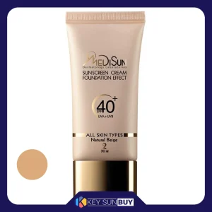 مراقبت پوست کرم ضد آفتاب رنگی مدیسان SPF40 شماره 2 مناسب انواع پوست حجم 30 میلی لیتر