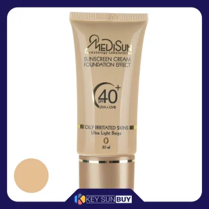 مراقبت پوست کرم ضد آفتاب رنگی مدیسان مدل Ultra Light Beige SPF 40 مناسب پوست های چرب حجم 30 میلی لیتر