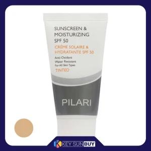مراقبت پوست کرم ضد آفتاب رنگی پیلاری SPF 50 مدل TINTED ‌مناسب پوست‌های حجم میلی‌لیتر