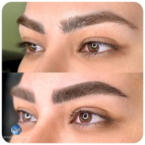 مهسا حسنی میکروبلیدینگ فیبروز ابرو خط چشم دائم در مرزداران
