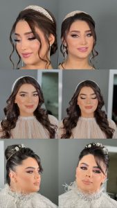 سالن زیبایی تکتم حجازی میکاپ شینیون عروس در آمل خیبان آفتاب