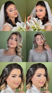 سالن زیبایی تکتم حجازی میکاپ شینیون عروس در آمل خیبان آفتاب