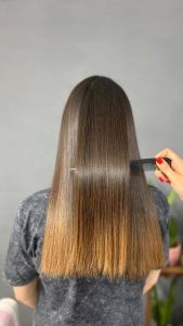 سالن زیبایی ناهید هایلایت مش رنگ کراتین و کوتاهی مو در شریعتی ظفر 18