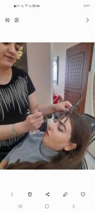 سما احمدی میکروبلیدینگ بن مژه شیدینگ لب خط چشم در تهران سهروردی 19