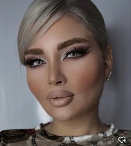 عروس سرا حلی رز بروزترین میکاپ کارعروس شینیون کار عروس بازدید عروس در کرج مهرویلا 15