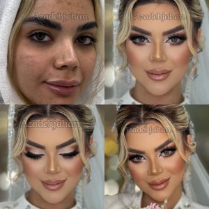آرتیست آزاده جهان میکاپ آرتیست تخصصی عروس با بیش از صد عروس و هنرجو موفق در تهرانپارس 18