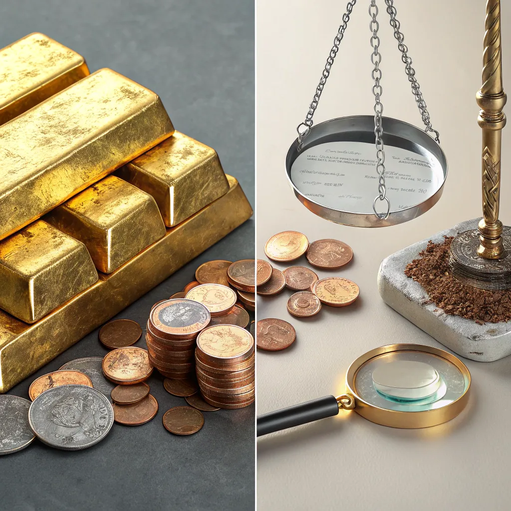 تشخیص فلزات اصل از نمونه تقلبی با روش تضمینی