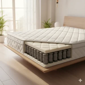 تشک طبی فنری با 2 سال گارانتی تعویض