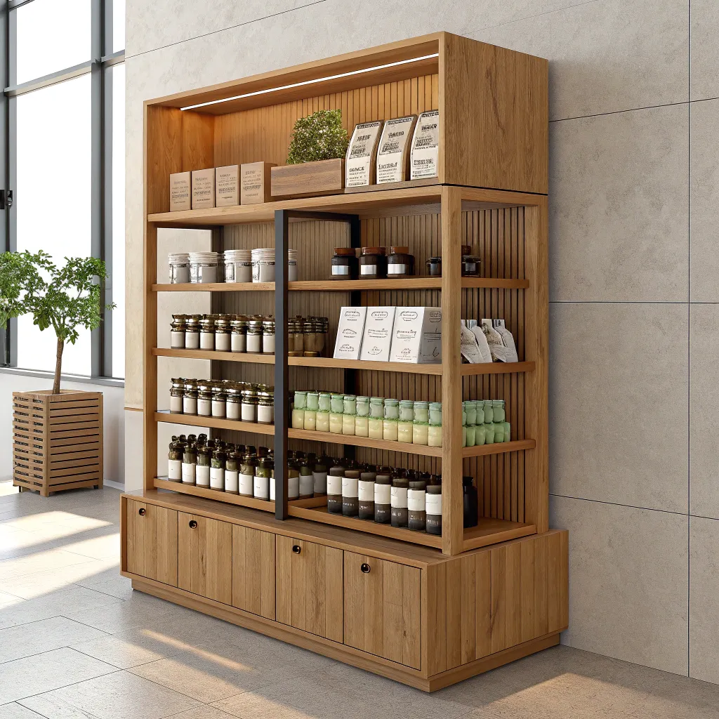 طراحی خلاقانه استند فروشگاهی برای جذب مشتری بیشتر