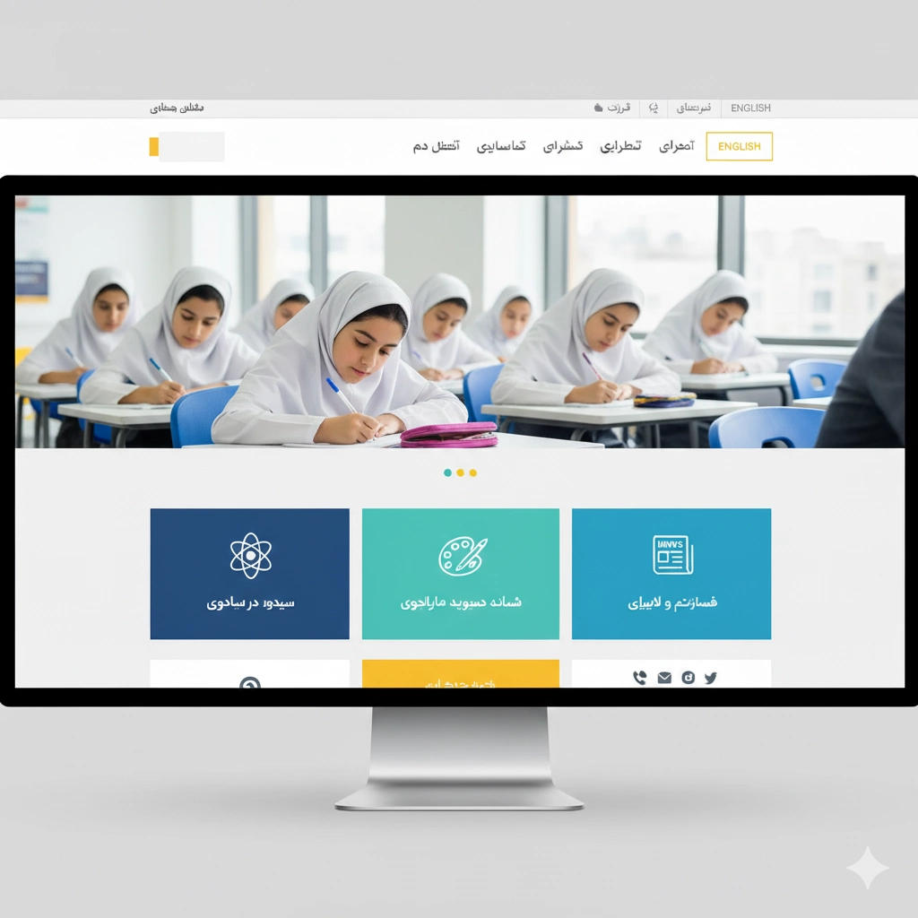 طراحی وبسایت آموزشگاهی برای مدارس در تهران