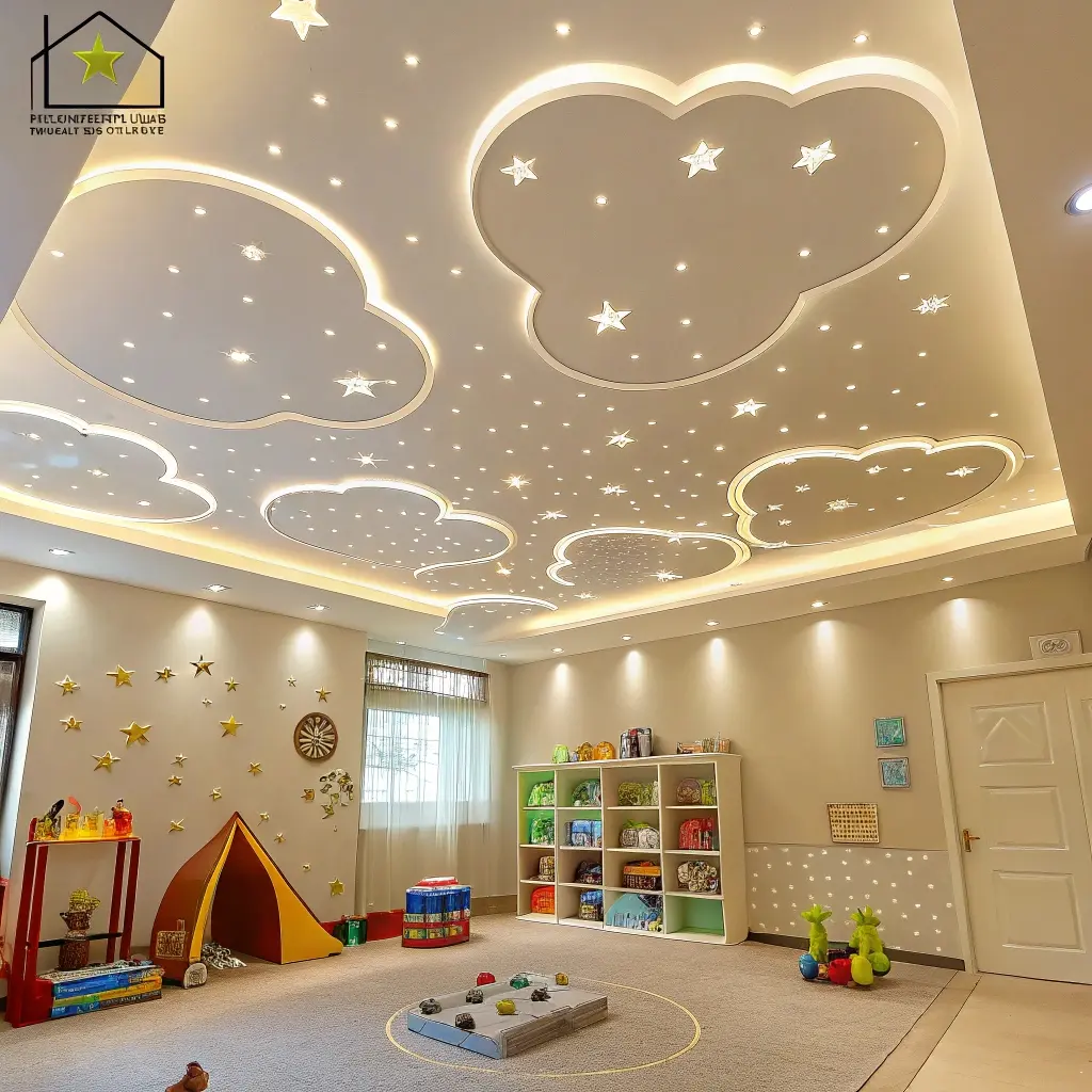 نکات مهم در نصب سقف کاذب برای اتاق بازی کودکان