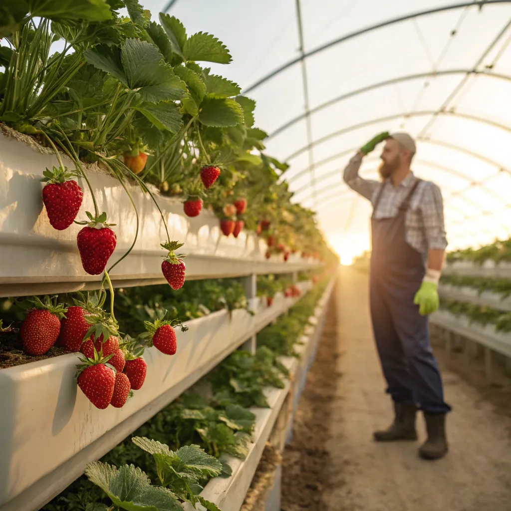 10 اشتباه رایج در مدیریت گلخانه توت فرنگی