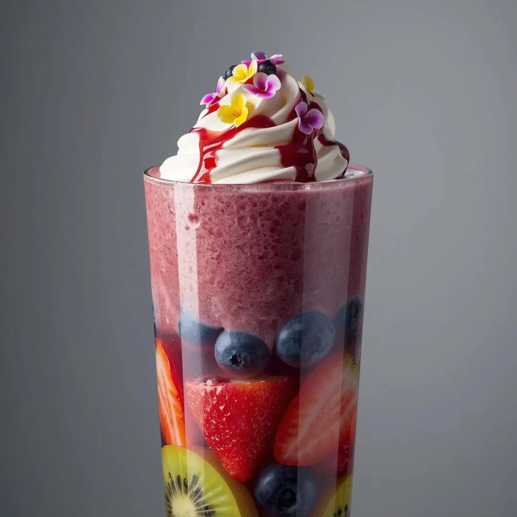 10 ایده جذاب برای تزئین شیک های میوه ای