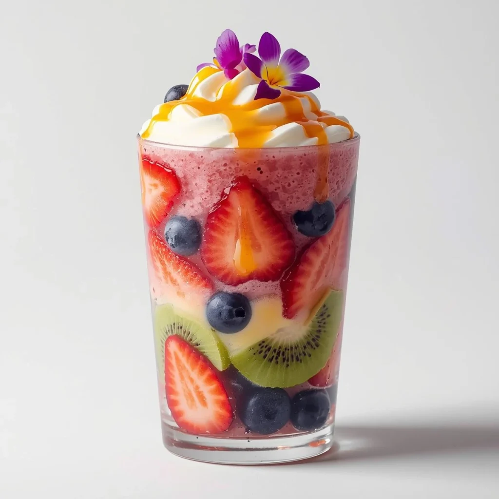 10 ایده جذاب برای تزئین شیک های میوه ای 1 10 ایده جذاب برای تزئین شیک های میوه ای