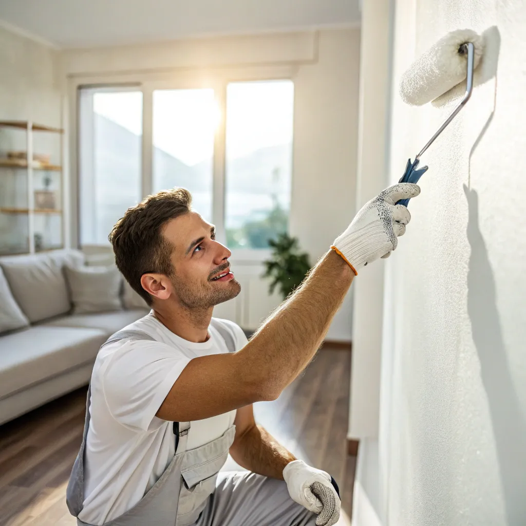 10 تکنیک رنگ‌ آمیزی با رولر در ساختمان های مدرن 2