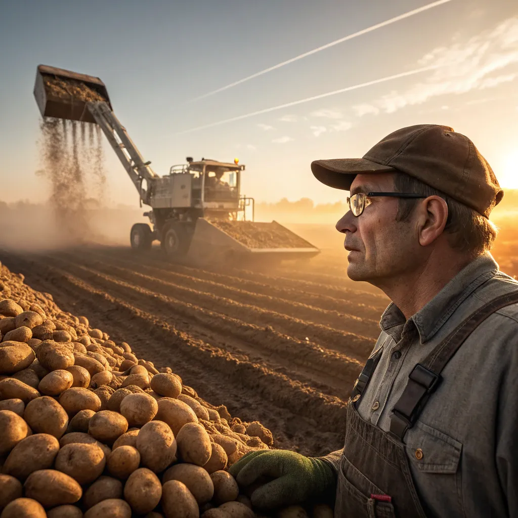 10 روش‌ مکانیزه برداشت سیب‌ زمینی و کاهش آسیب محصول 2