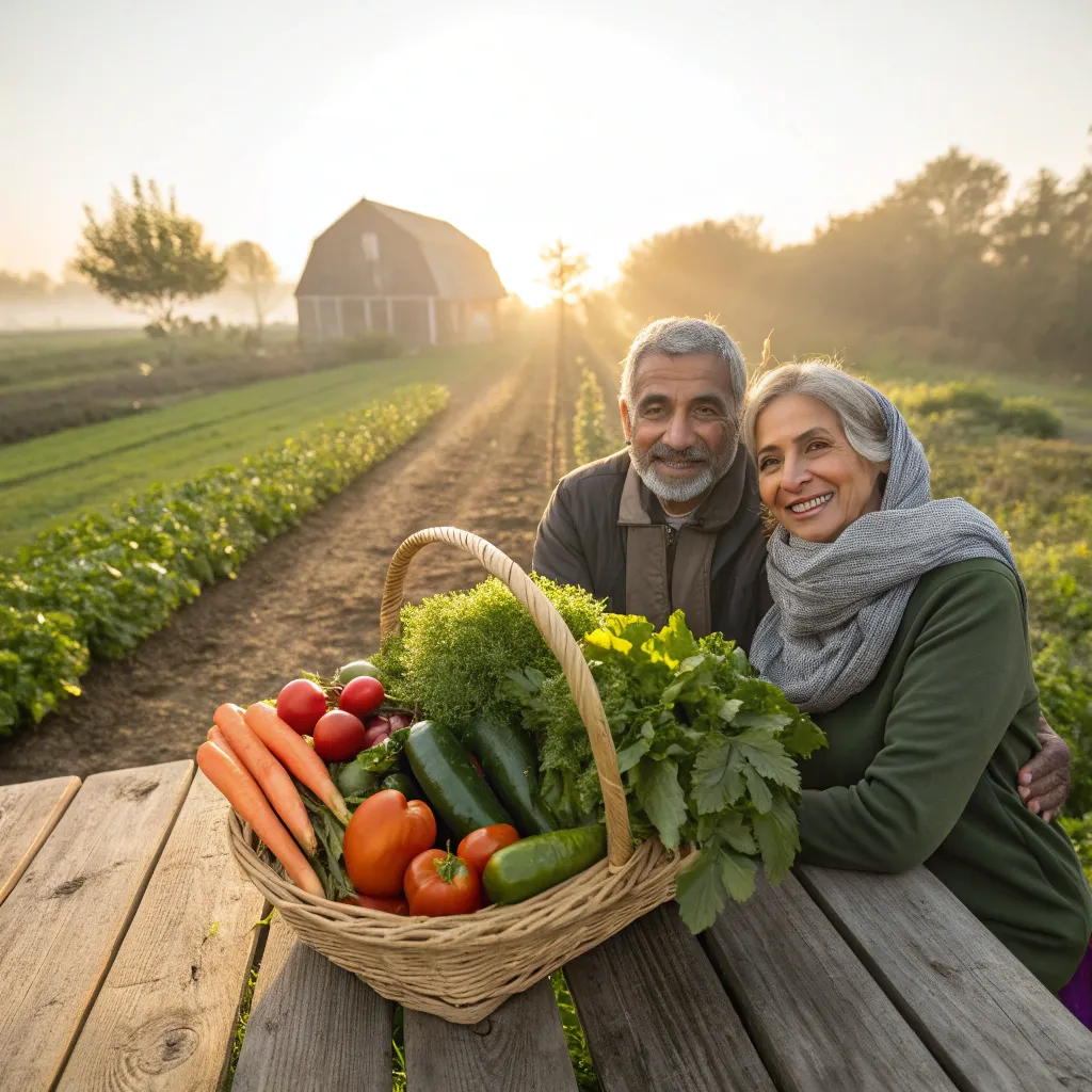 5 محصول کشاورزی ارگانیک برای سالمندان