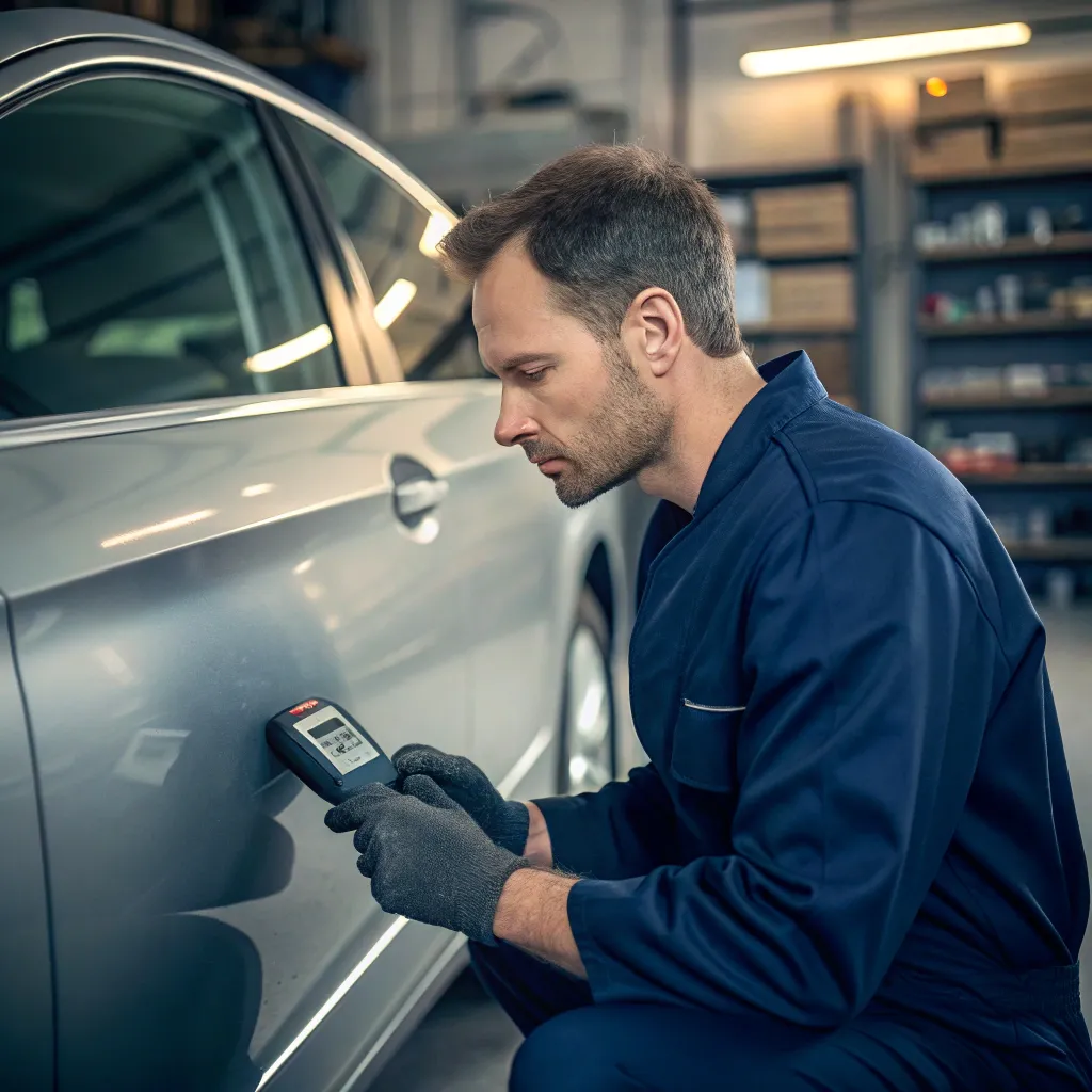 7 روش بررسی ضخامت رنگ خودرو پس از صافکاری 2