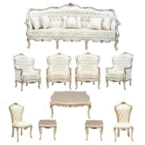 بهترین قیمت مبل 9 نفره مدل استانبول به همراه میز پذیرایی مجموعه 3 عددی ارسال سراسر ایران