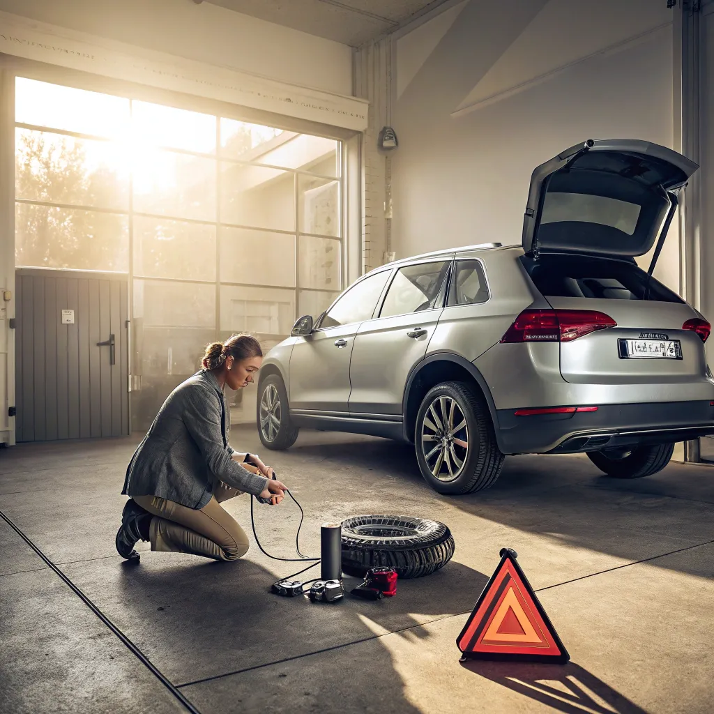 زاپاس پنچرگیری خودرو پیش از سفر 2