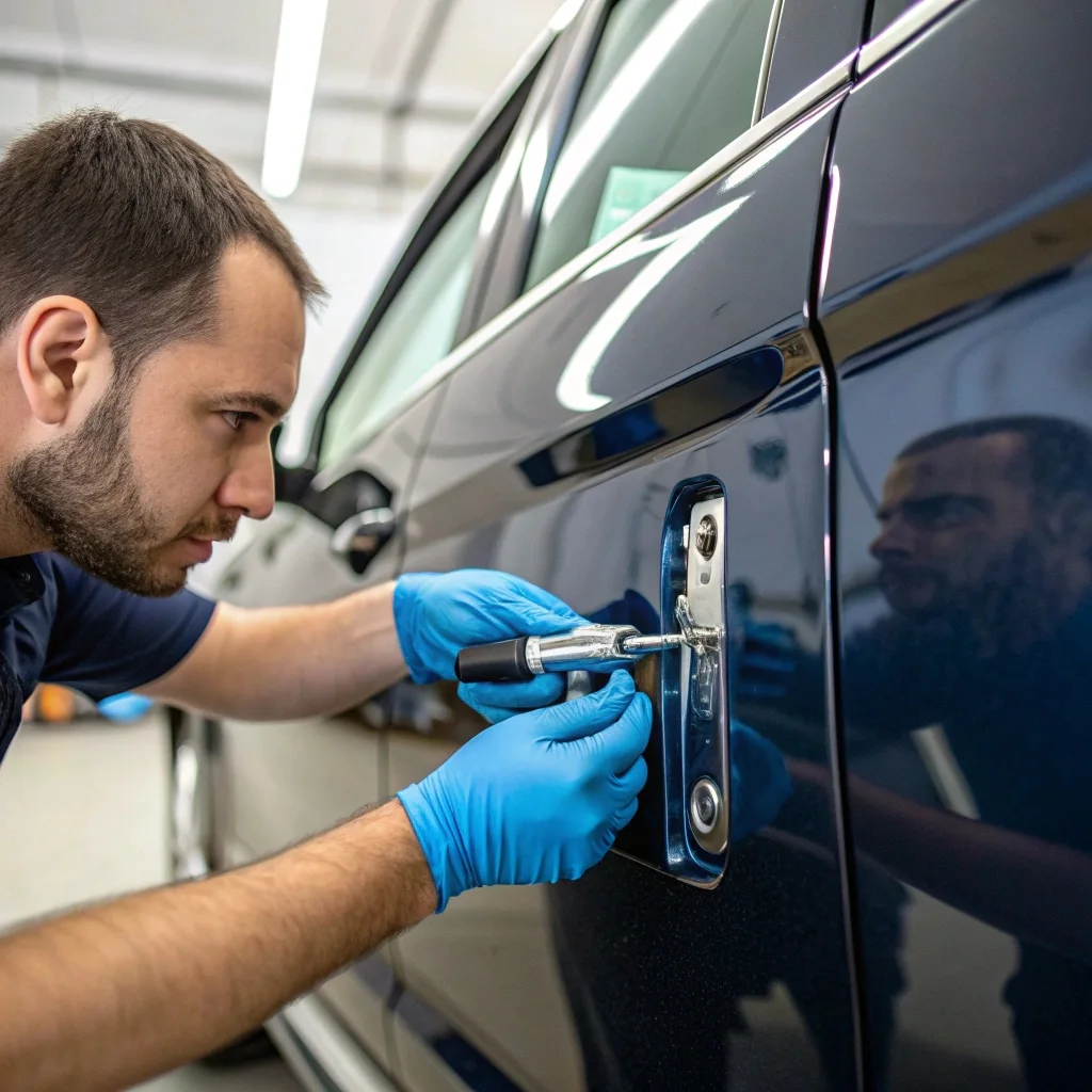 آموزش تنظیم درب خودرو پس از ضربه و تاب برداشتن