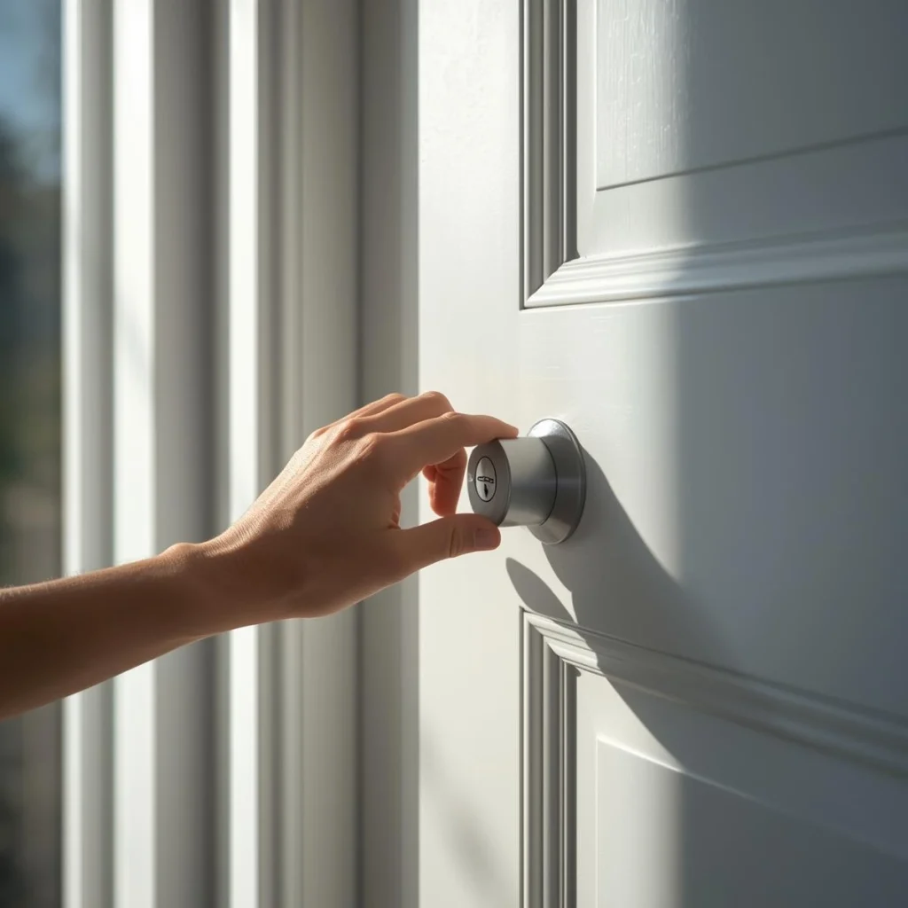 آموزش نکات ایمنی برای جلوگیری از قفل شدن درب