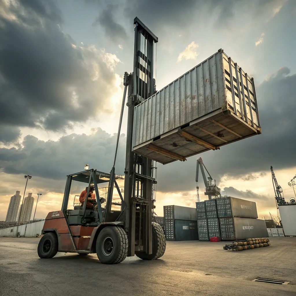 آنالیز تخصصی ظرفیت و ارتفاع بالابری لیفتراک های سنگین 1 تخصصی ظرفیت و ارتفاع بالابری لیفتراک های سنگین 2