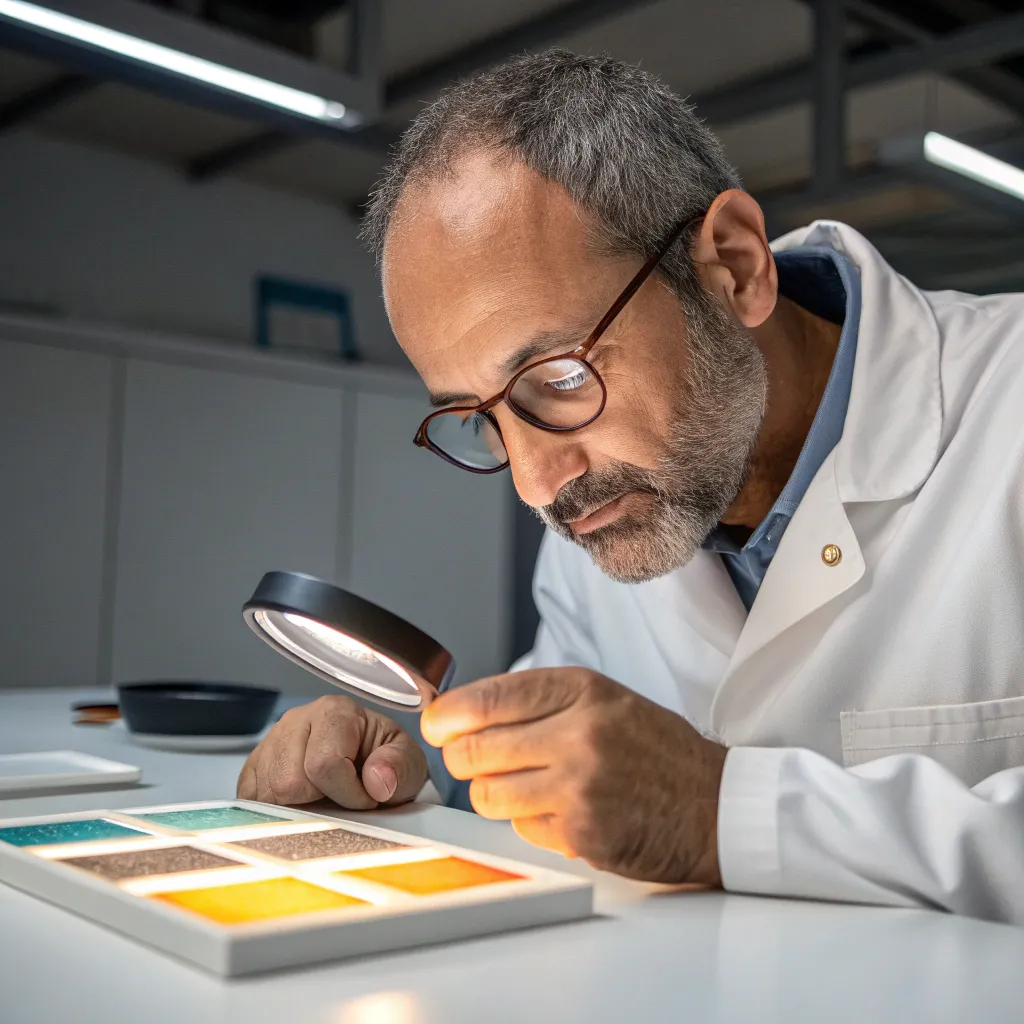 آنالیز دوام رنگ های آکریلیک در شرایط محیطی متفاوت