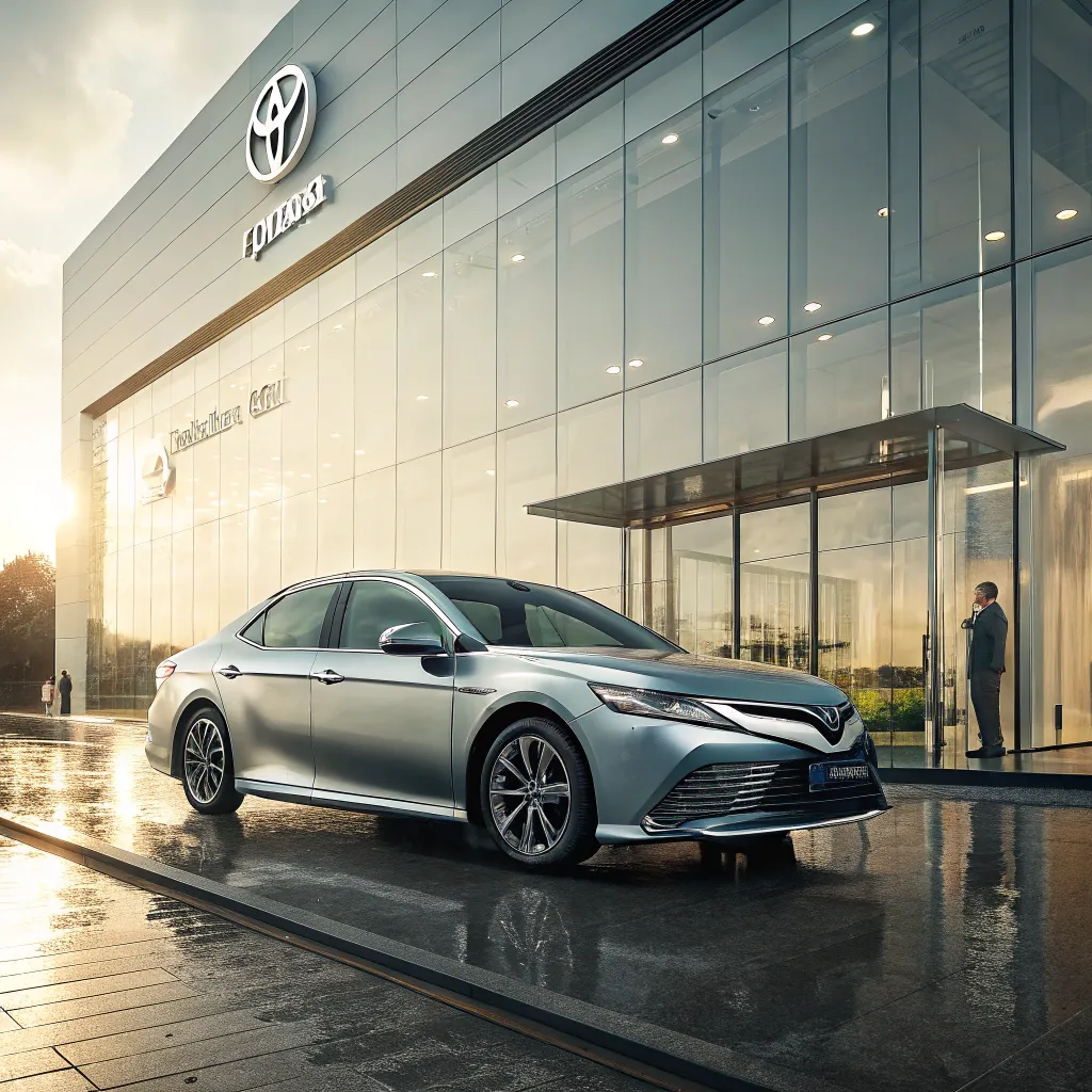 اجاره تویوتا کمری هیبریدی بدون نیاز به چک