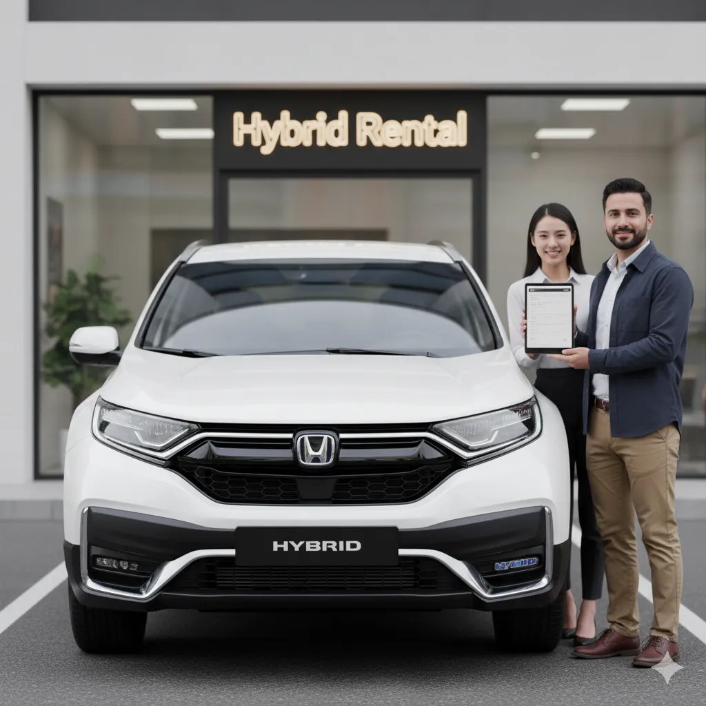 اجاره هوندا CRV هیبریدی بدون نیاز به چک بانکی