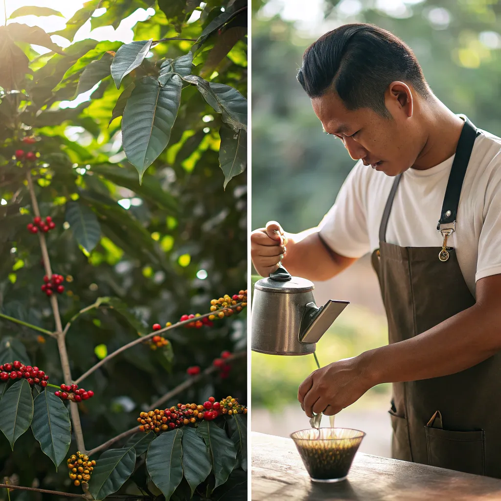 از منشأ تا روش دم آوری قهوه لیبریکا