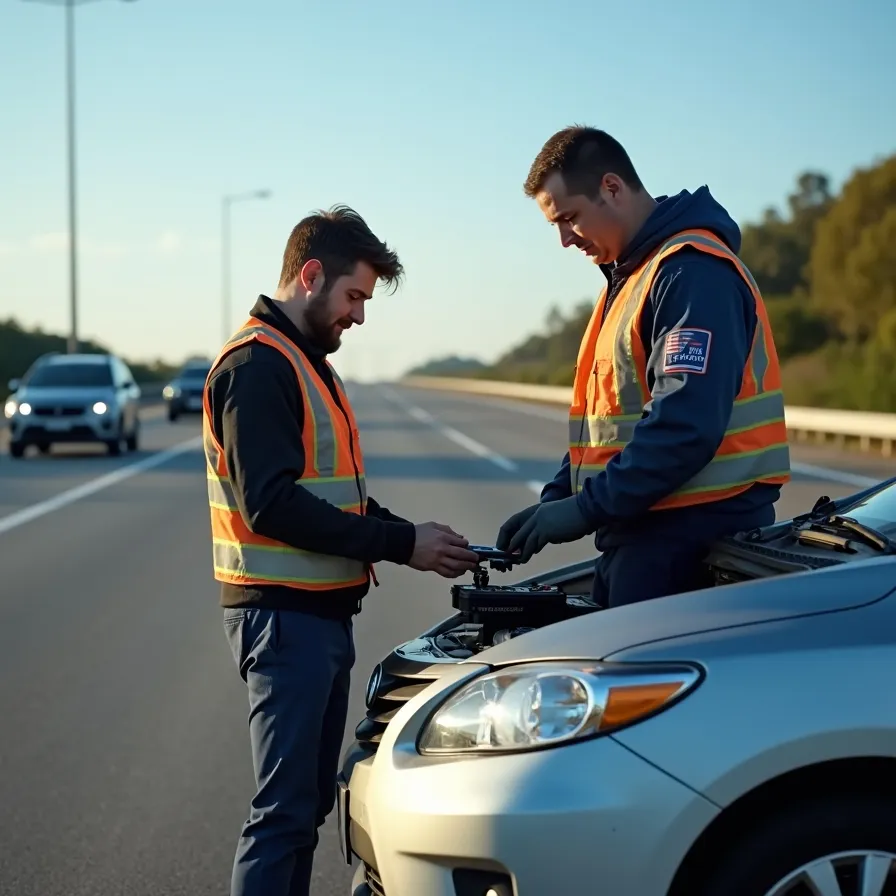 امداد باتری و رفع مشکل استارت در تهران اتوبان ستاری