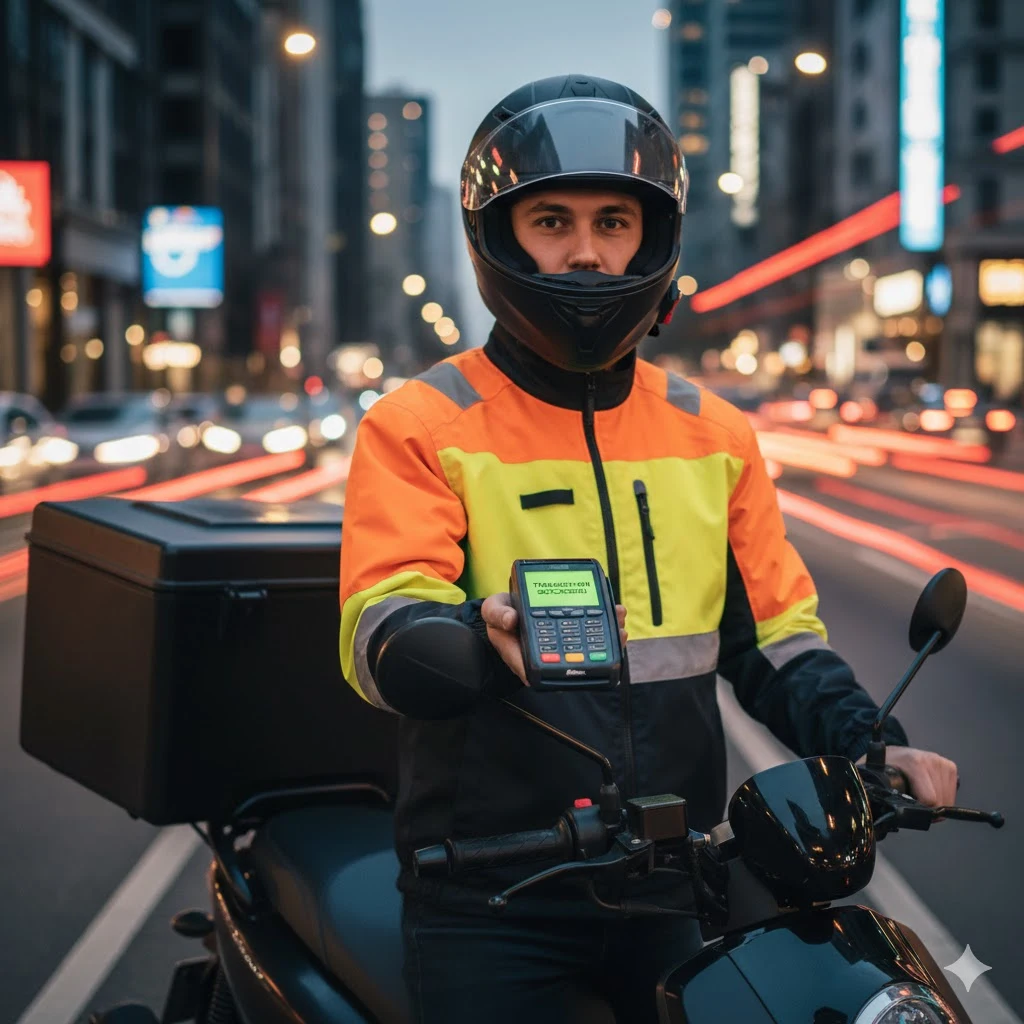 اهمیت دستگاه پوز برای پیک های موتوری