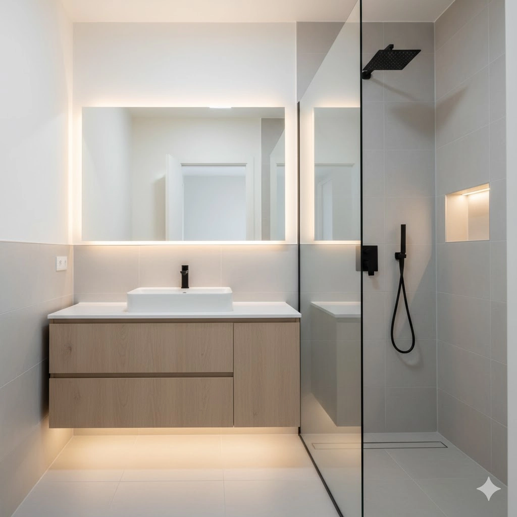 بازسازی حمام کوچک با روش های خلاقانه