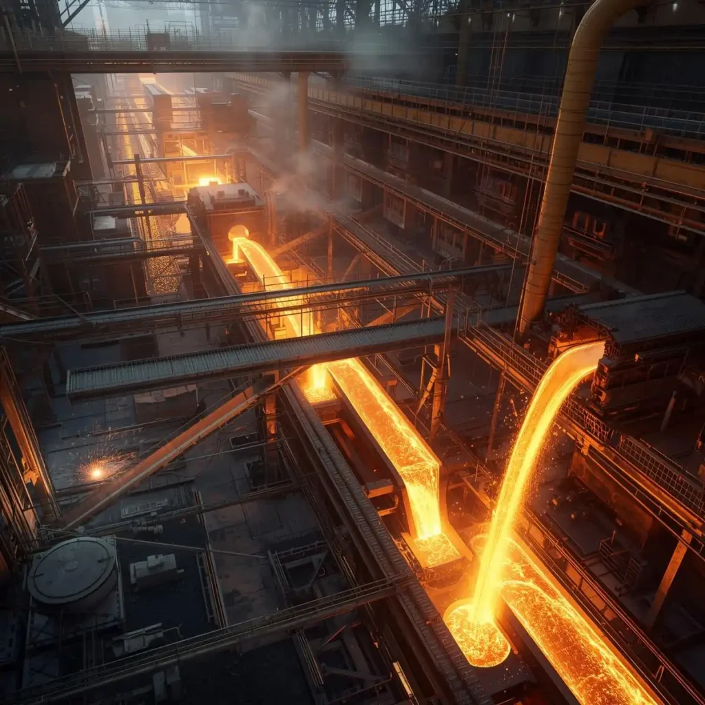 بررسی فرآیند تولید فولاد از سنگ آهن تا محصول نهایی 1 بررسی فرآیند تولید فولاد از سنگ آهن تا محصول نهایی