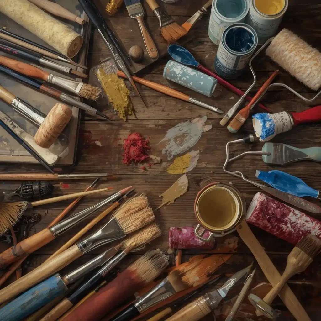 بررسی پرکاربردترین قلم موها و غلطک های نقاشی