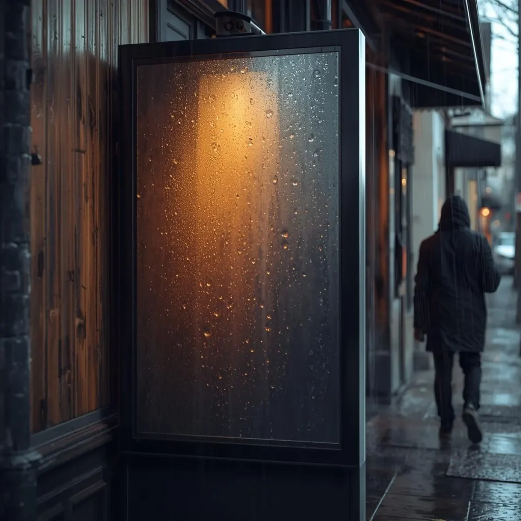 تابلوهای تبلیغاتی ضد آب و مقاوم برای فضای بیرونی