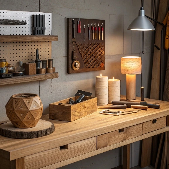 تبدیل ضایعات چوبی به محصولات دکوراتیو در منزل