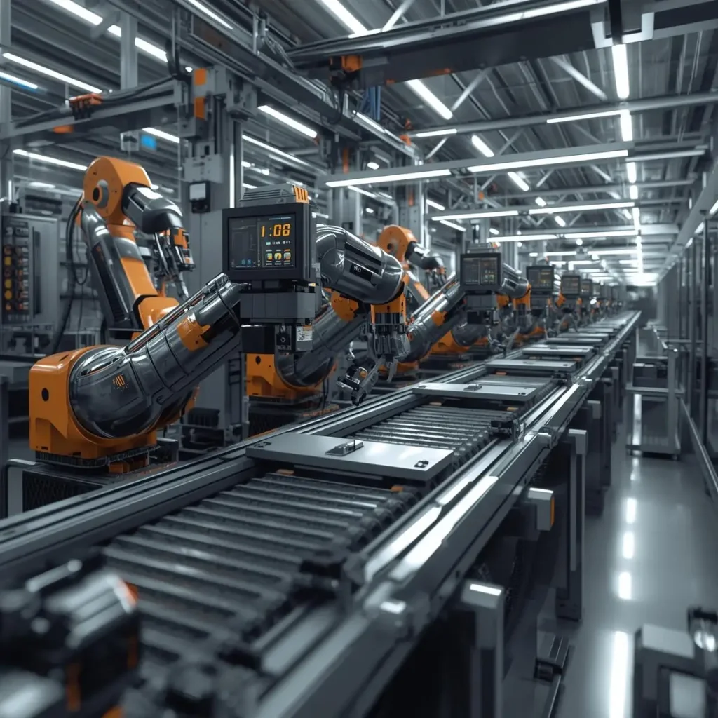 تجهیزات اتوماسیون صنعتی برای تولید بدون توقف