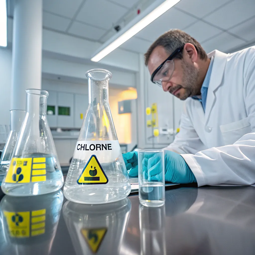 تحلیل ایمنی ترکیبات کلره در کالای بهداشتی